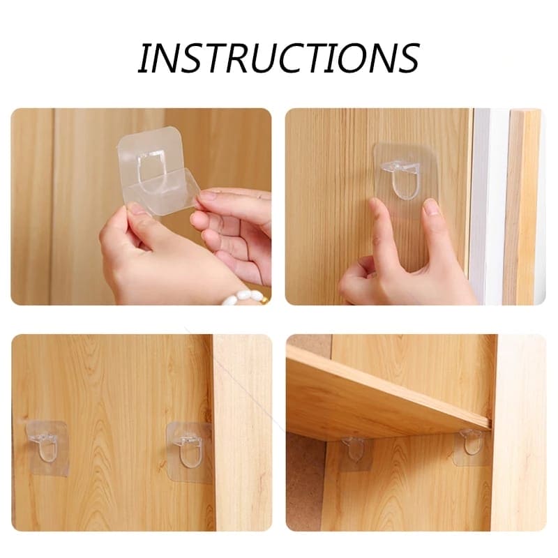 Support Shelf Pegs, Drill Free Nail Instead Holders, Closet Cabinet Shelf Support Clips Wall Hangers Support Shelf Pegs, Drill Free Nail Instead Holders, Closet Cabinet Shelf Support Clips Wall Hangers